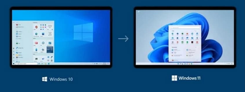 Windows 10 vers Windows 11