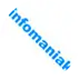 Logo bleu d'Infomaniak pour un hébergement cloud suisse sécurisé et des services informatiques à Genève.