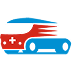 Service d'urgence informatique et intervention sur site à Genève Logo d'un véhicule d'intervention rapide arborant la croix suisse, pour un service de dépannage informatique et d'intervention sur site à Genève.